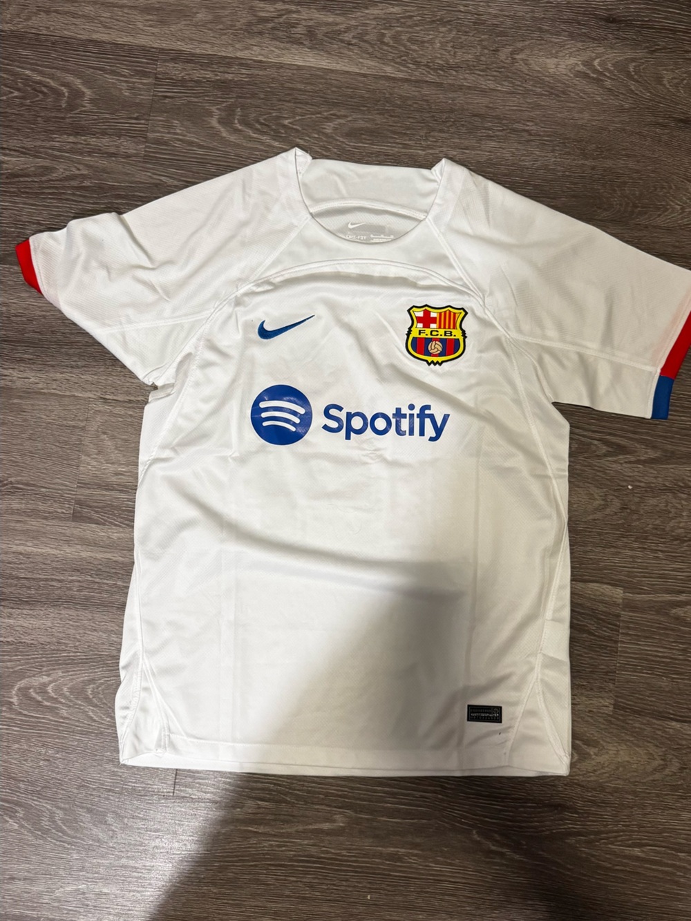 Nike FC Barcelona 23/24 White Away Soccer Jersey Joao Felix
